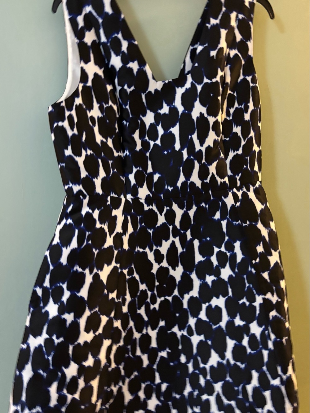 kate spade Blue and White Abstract Print Dress Size 10